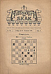 TIDSKRIFT FÖR SCHACK / 1898 vol 4, no 52