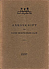 DANSK SKAKPROBLEM KLUB / AARSSKRIFT 1937, paper  L/N 5928