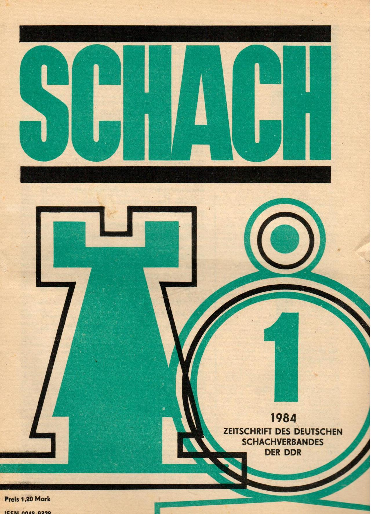SCHACH (DDR) / 1984 vol 38, compl.,