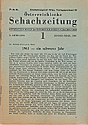 STERREICHISCHE SCHACHZEITUNG / 1961 vol 10, compl.,