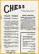 CHESS (GB) / 1957/58 vol 23, no 301-324 compl.,