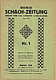 NEUE WIENER SCHACHZEITUNG / 1930 vol 8(27), compl.,