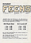 FEENSCHACH / 1972 vol 12,Extrablatt 100-Mark Quiz