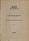 DANSK SKAKPROBLEM KLUB / AARSSKRIFT 1933, paper  L/N 5928