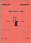 1971 - CHESS PLAYER / GÖTEBORG1. ULF ANDERSSON/V. HORT, paper