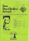 STOR STOCKHOLMS SCHACK / 1988/89vol 1, no 1-4 compl:;