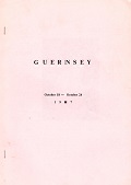 1987 - OFF. BULLETIN / GUERNSEY                  
1. CARLIER