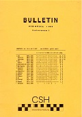1987 - OFF. BULLETIN / SUBOTICA                    SHORT