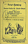 ROEGNER / HAUPT-KATALOG, paper 
(LEIPZIG 1885) DB-reprint 1975