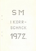 1972 - AXELSSON / KORR.SCHACK SM                     1. A BRYNTSE