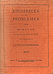 KOK / EINDSPELEN EN PROBLEMEN hardcover   L/N 2297