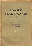 JESPERSEN / DANSKE SKAKOPGAVER 1878-1902, paper             L/N 2554