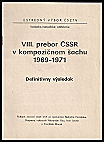 FORMANEK/WOLF / VIII. PREBOR CSSR 1969-1971, paper
