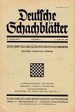 DEUTSCHE SCHACHBLÄTTER / 1935 vol 24, no 1