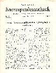 SVENSKT KORRESPONDENSSCHACK / 1940 
vol 3, no 1