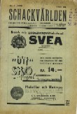 SCHACKVRLDEN / 1938 vol 15, compl.,
bound