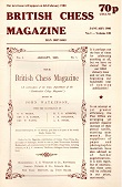 BRITISH CHESS MAGAZINE / 1980 vol 100, compl.,
